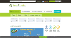 Desktop Screenshot of parcsetloisirs.fr